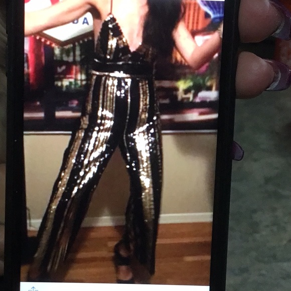 Bardot sequin romper - Picture 2 of 5